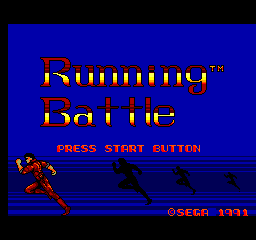 Running Battle screenshot 3 for Sega Master System
